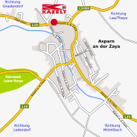 Straßenplan von Asparn an der Zaya