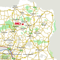 Straßenkarte von Niederösterreich